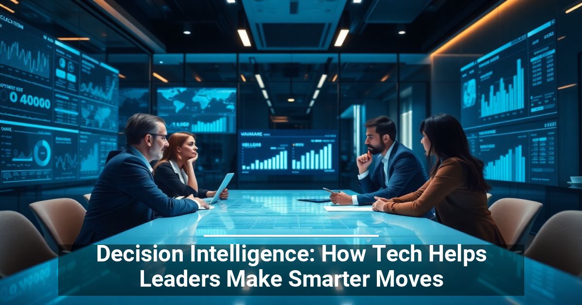 Decision Intelligence: How Tech Helps Leaders Make Smarter Moves